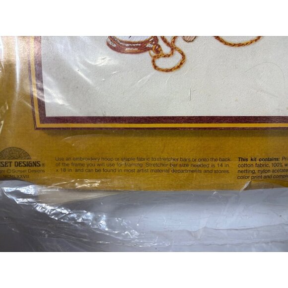 Vtg Sunset Stitchery Keepsakes and Memories‎ Embroidery Kit Nancy Overton 2690 - Picture 5 of 6